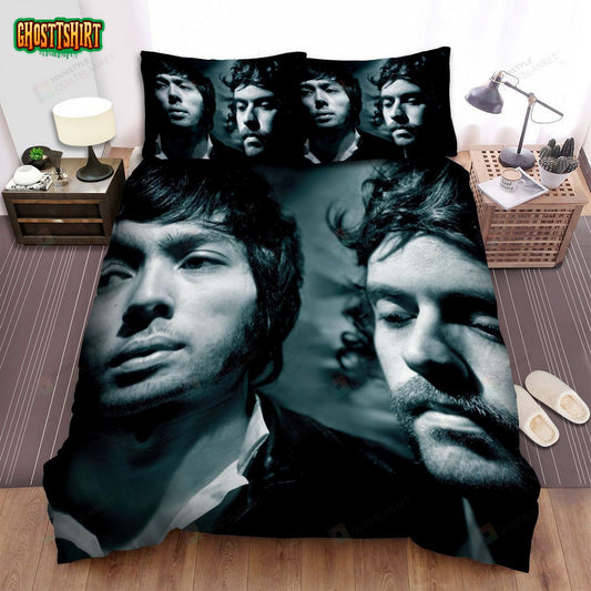 Justice Band Face Portrait Bed Sheets Spread Comforter Duvet Cover Bedding Set