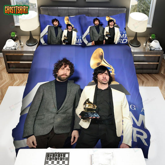 Justice Band Receiving Award Bed Sheets Spread Comforter Duvet Cover Bedding Set