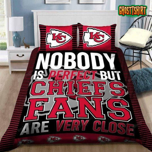 Kansas City Chiefs Bedding Set Halloweenand Christmas Sale (Duvet Cover & Pillow Cases)