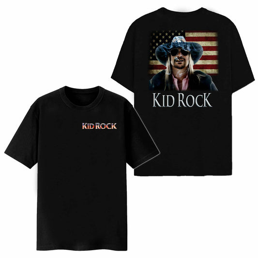 Kid Rock Shirt, Vintage American Flag Kid Rock Legend Shirt