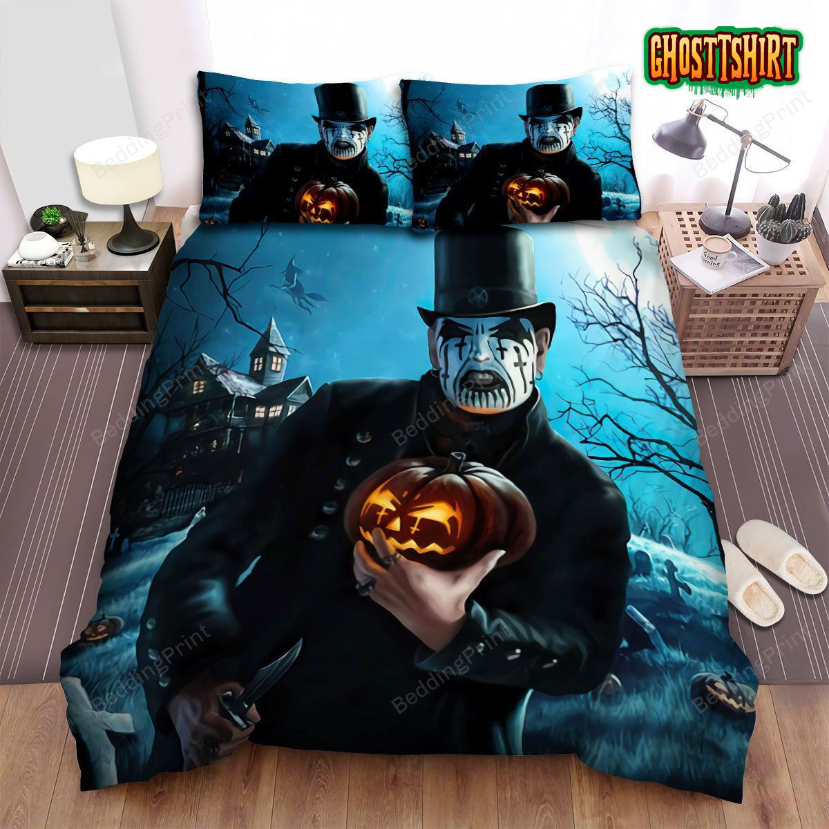 King Diamond Happy Halloween Bed Sheets Duvet Cover Bedding Set