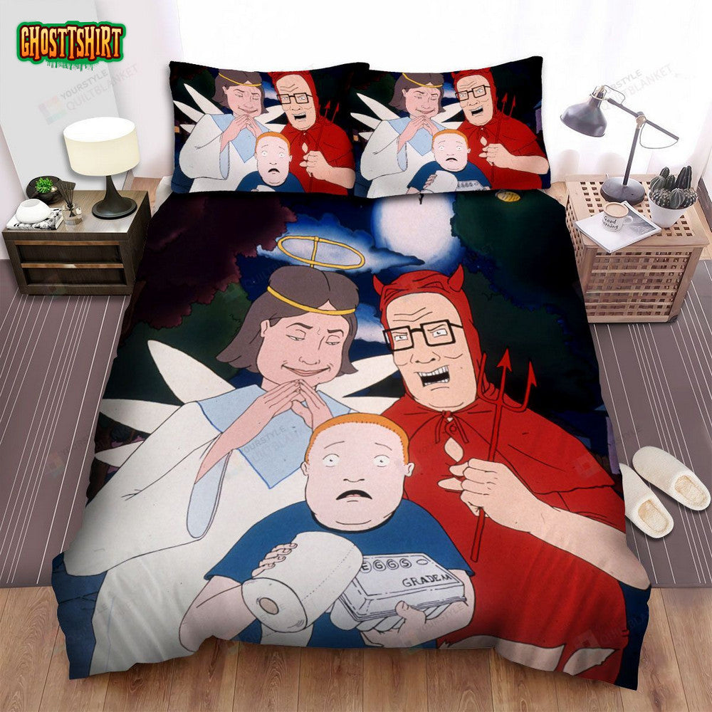 King Of The Hill Characters In Halloween Costumes Bed Sheets Spread Duvet Cover Bedding Set