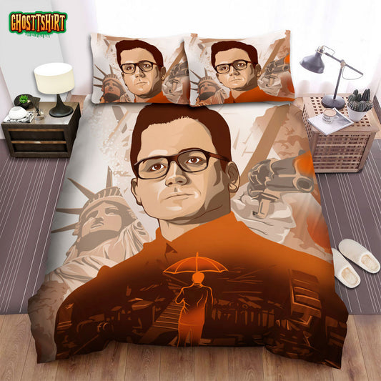 Kingsman The Golden Circle Movie Poster Iii Bed Sheets Spread Comforter Duvet Cover Bedding Set