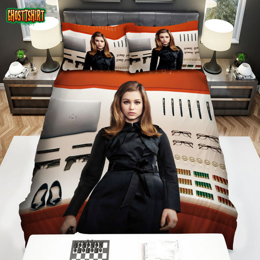 Kingsman The Golden Circle Movie Roxy Poster Bed Sheets Spread Comforter Duvet Cover Bedding Set