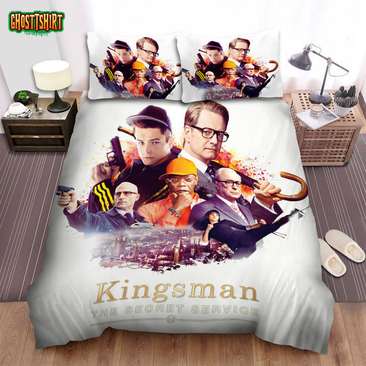Kingsman The Secret Service Movie Poster 6 Bed Sheets Spread Comforter Duvet Cover Bedding Set