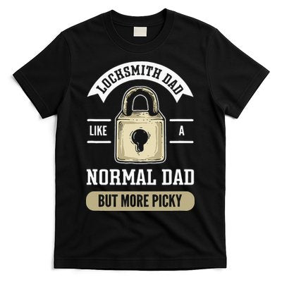Locksmith Dad. Lock Picking. Locksmith T-Shirt