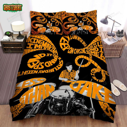 Less Than Jake Music Band Limited Edition Bed Sheets Spread Comforter Duvet Cover Bedding Set