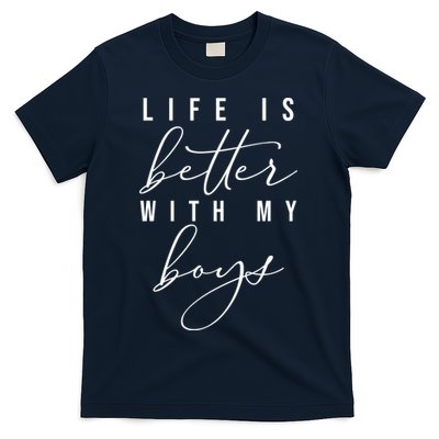 Life Is Better Cute Boy Parent Gift T-Shirt