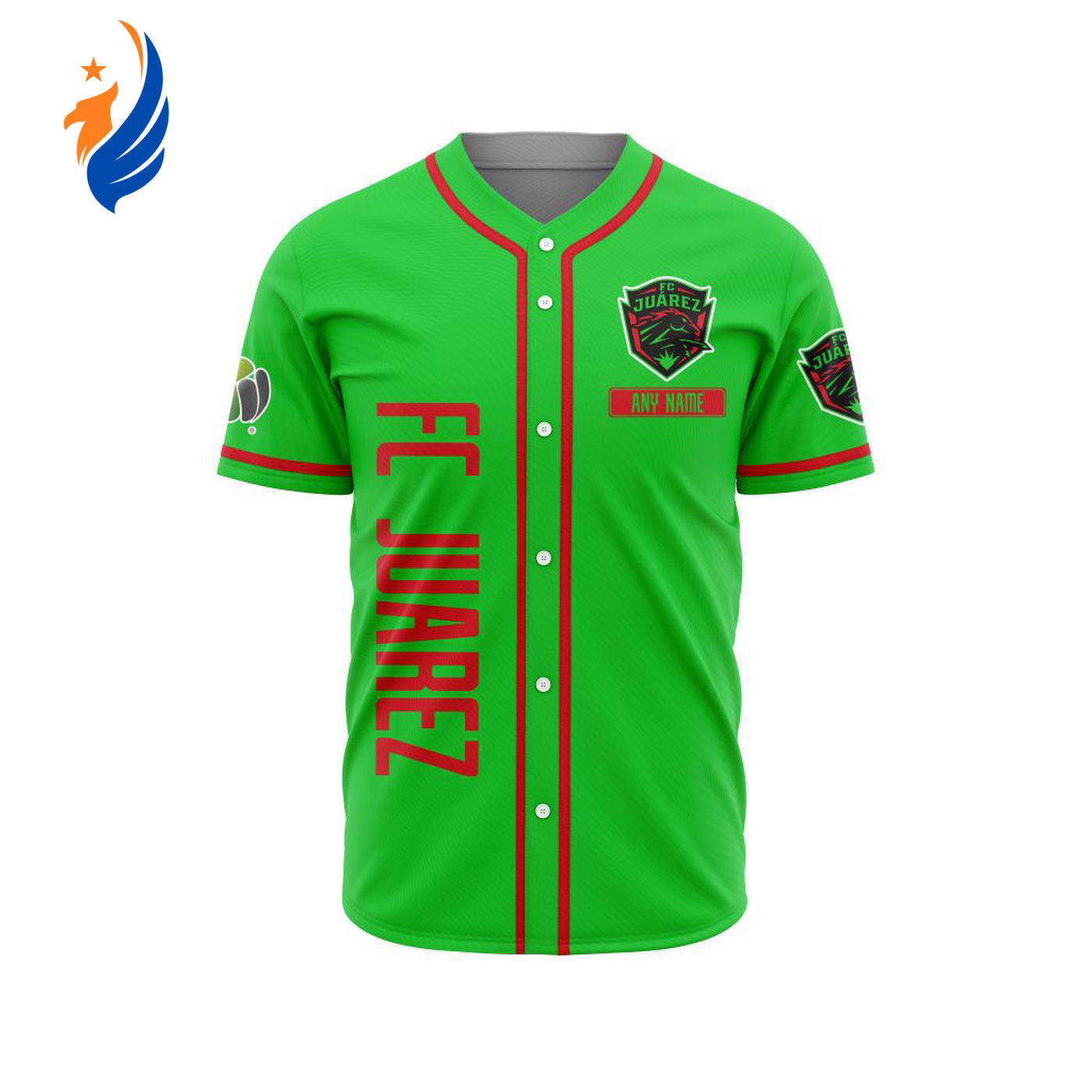 LIGA MX FC Juarez Personalized Name Baseball Jersey Gift for Men Women - Bafud