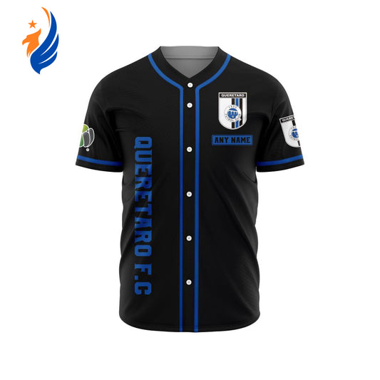 LIGA MX Queretaro F.C Personalized Name Baseball Jersey Gift for Men Women - Bafud