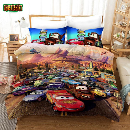 Lightning Mcqueen Cars 3 Duvet Cover Bedding Set