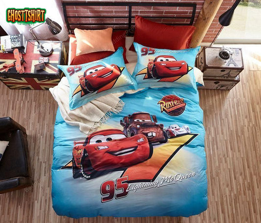Lightning Mcqueen Cars Duvet Cover Bedding Set