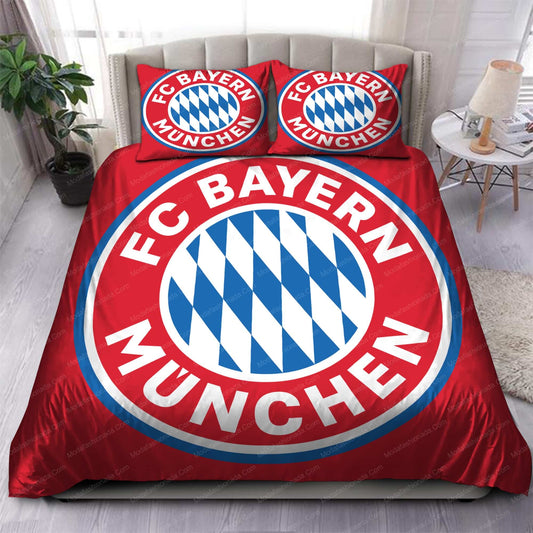 Bayern Munich Red Big Logo Bedding Set