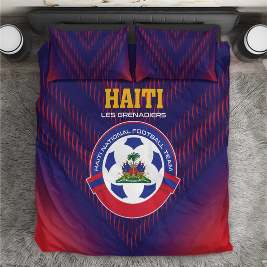 Afro Haiti Football Bedding Set Come On Les Grenadiers LT01