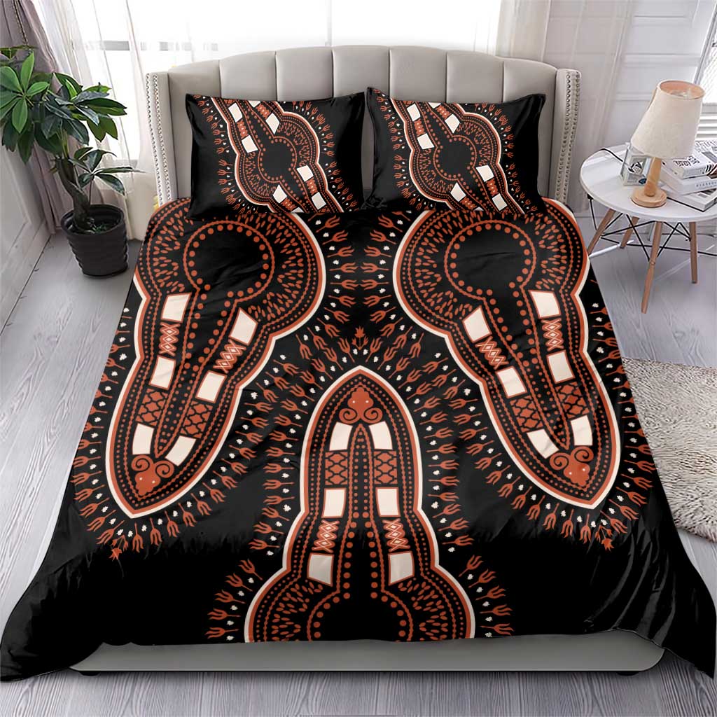 African Dashiki Bedding Set Afro Vintage Pattern LT01