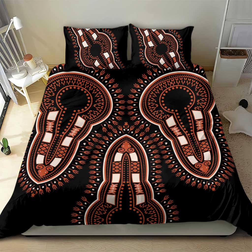 African Dashiki Bedding Set Afro Vintage Pattern LT01