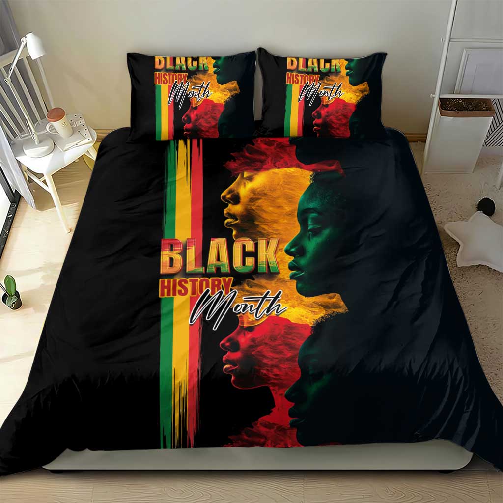 Afro - Black History Month Bedding Set Black Soul - I'm Black Every Month LT03