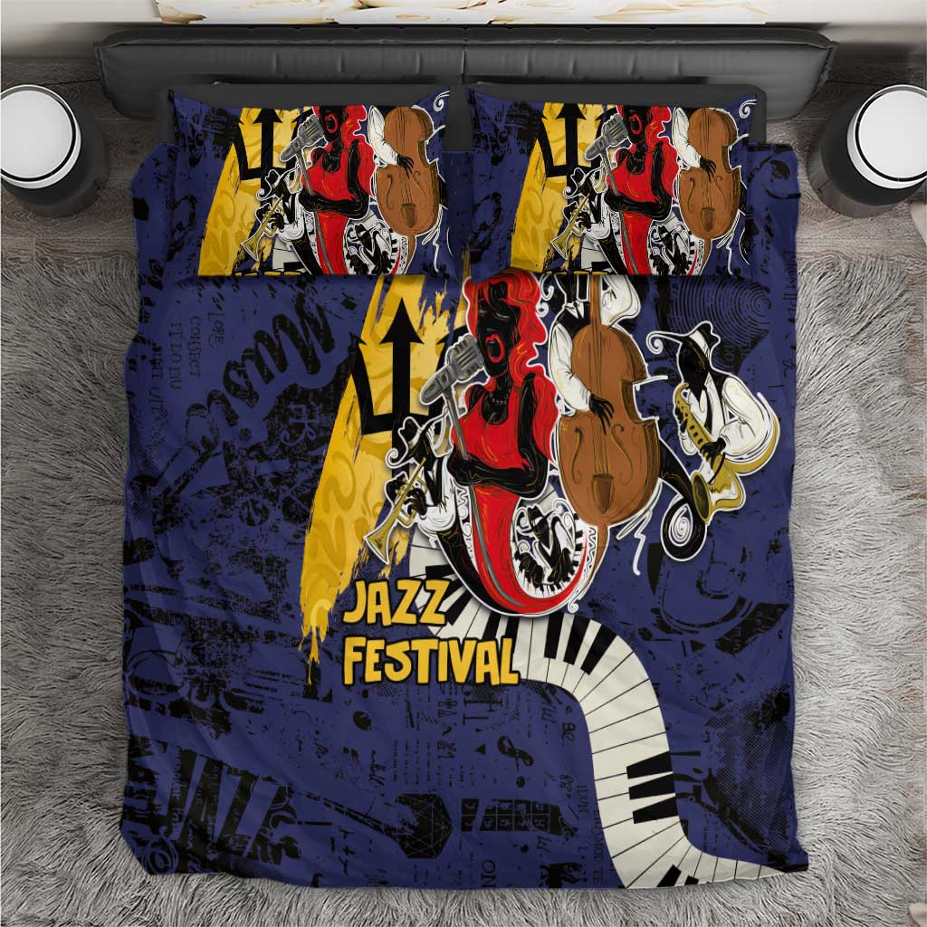Afro-Barbados Jazz Festival Bedding Set Abstract Jazz Art LT03