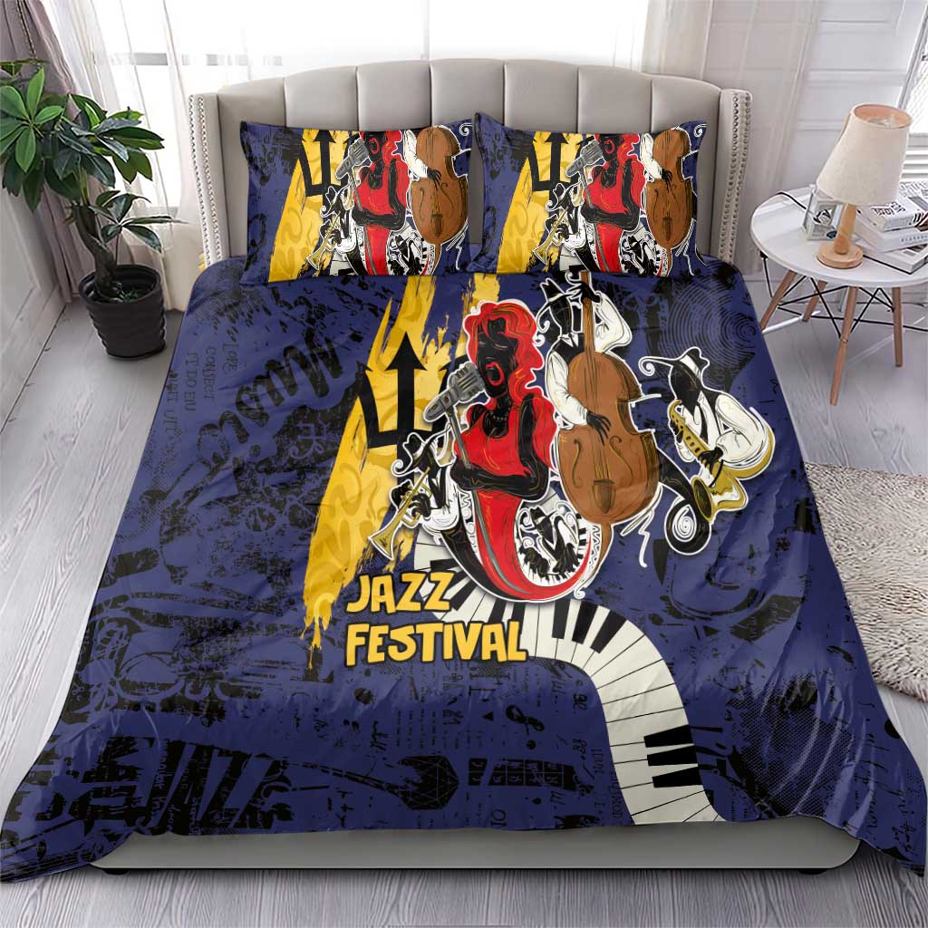 Afro-Barbados Jazz Festival Bedding Set Abstract Jazz Art LT03