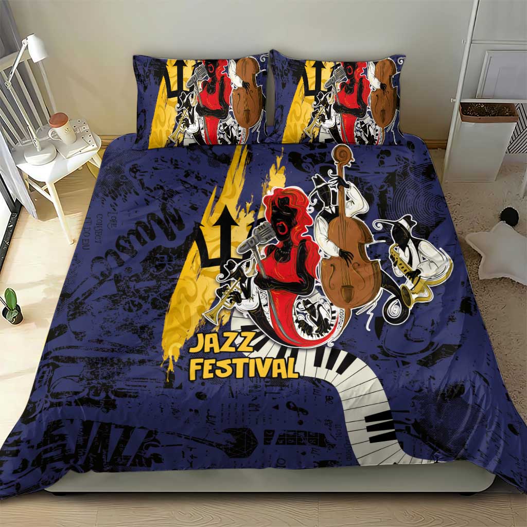 Afro-Barbados Jazz Festival Bedding Set Abstract Jazz Art LT03