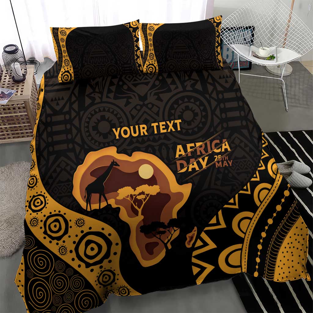 Africa Day Personalized Bedding Set Ethnic Retro Style LT7