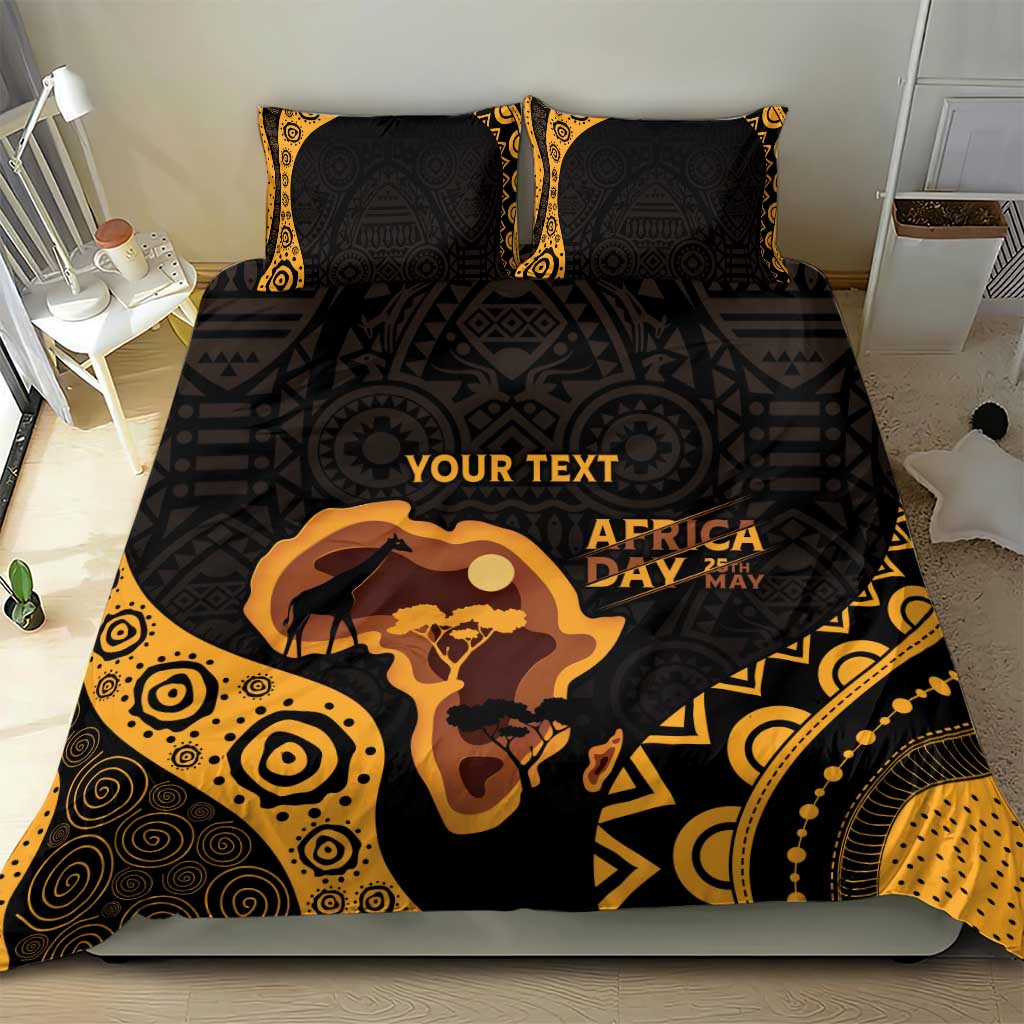 Africa Day Personalized Bedding Set Ethnic Retro Style LT7