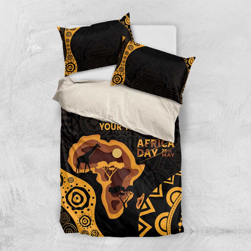 Africa Day Personalized Bedding Set Ethnic Retro Style LT7
