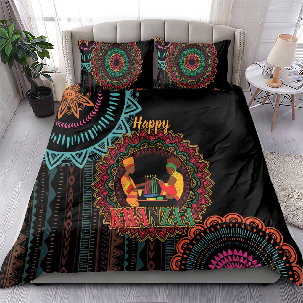 Africa Happy Kwanzaa Bedding Set Nguzo Saba LT7