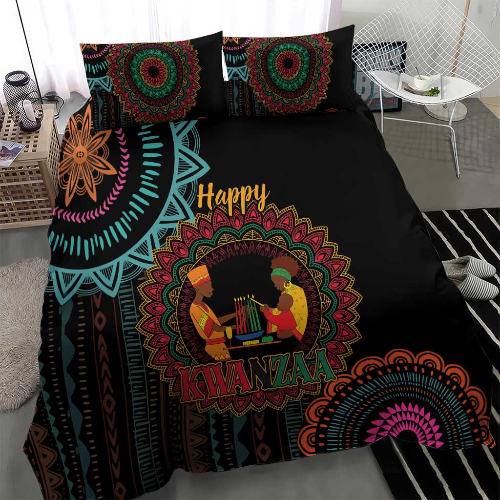 Africa Happy Kwanzaa Bedding Set Nguzo Saba LT7