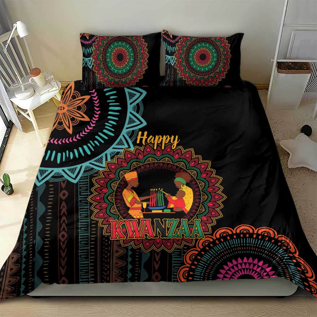 Africa Happy Kwanzaa Bedding Set Nguzo Saba LT7