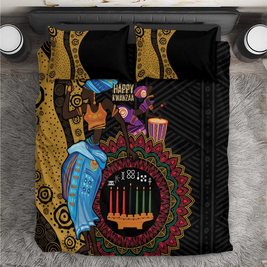 Africa Happy Kwanzaa Bedding Set Tribal Dance LT7