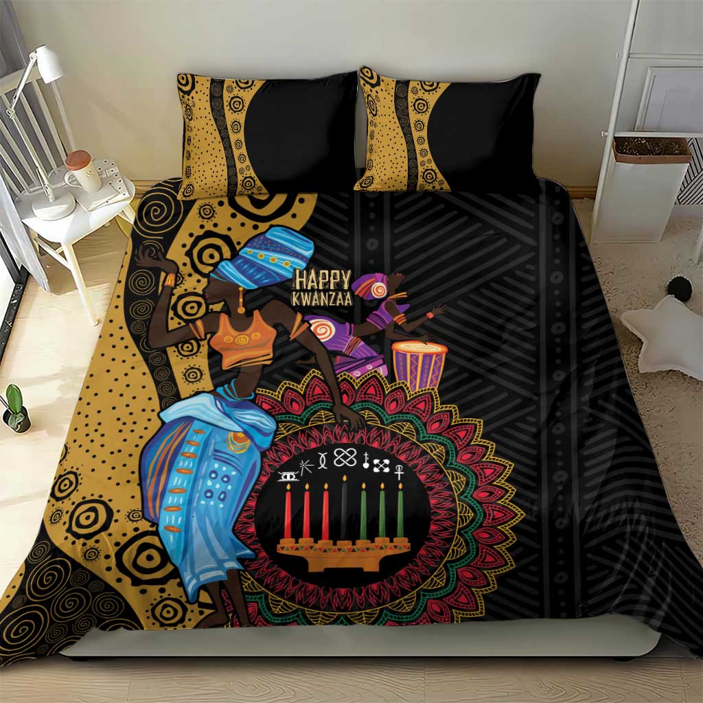 Africa Happy Kwanzaa Bedding Set Tribal Dance LT7