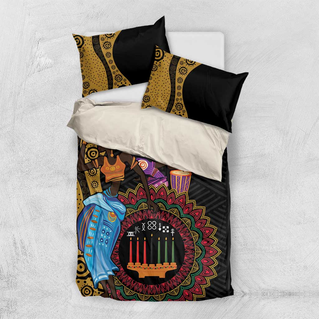 Africa Happy Kwanzaa Bedding Set Tribal Dance LT7