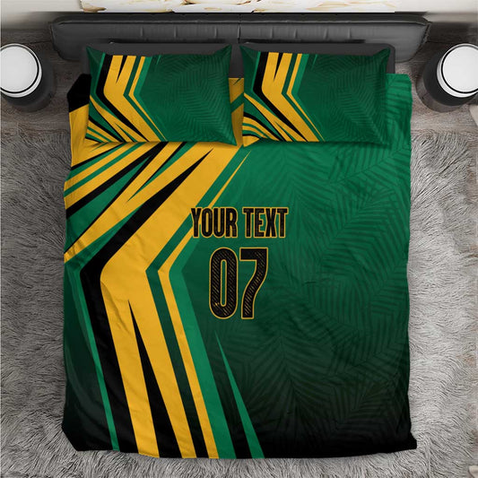 Afro-Jamaican Tropical Palm Personalized Bedding Set LT7