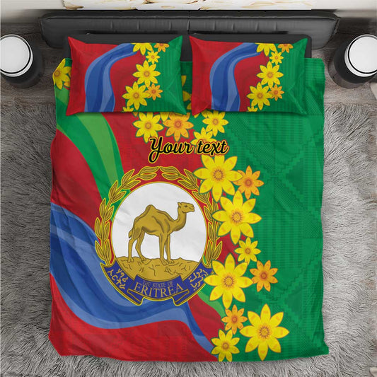Afro Eritrea New Year Personalized Bedding Set Enkutatash Adey Abeba Flower Art LT9