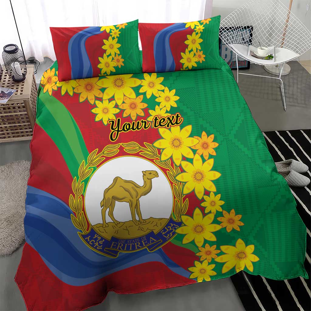 Afro Eritrea New Year Personalized Bedding Set Enkutatash Adey Abeba Flower Art LT9