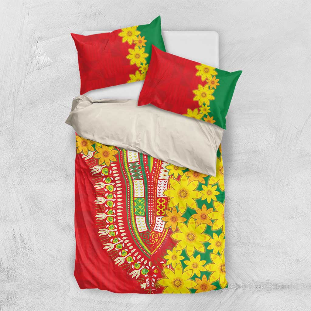 Afro Ethiopian New Year Bedding Set Enkutatash Adey Abeba Flower Art LT9