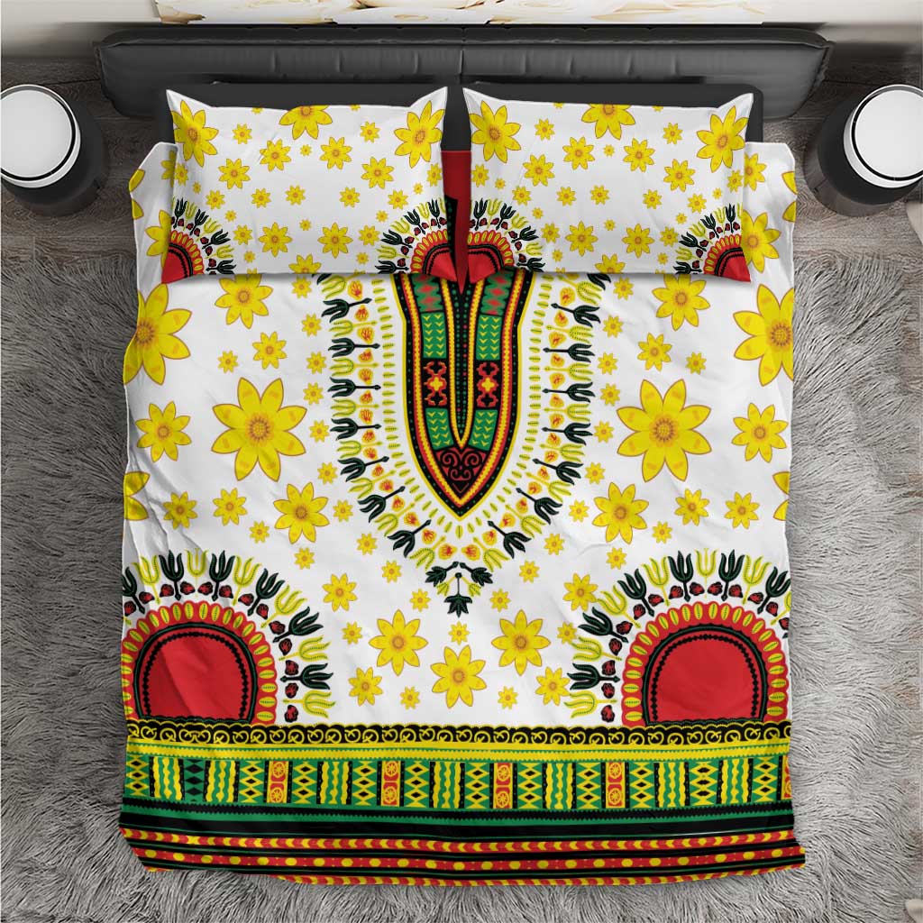 Afro Enkutatash Dashiki and Adey Abeba Bedding Set LT9