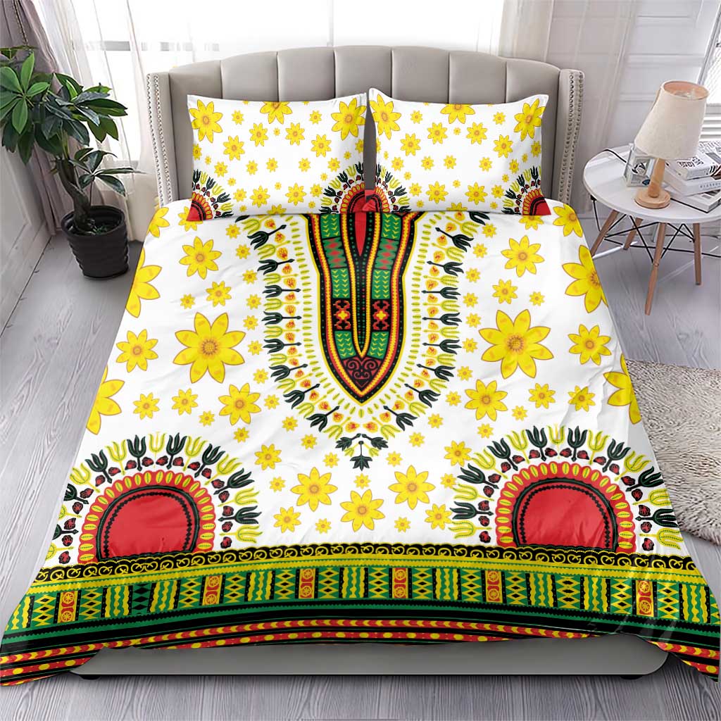 Afro Enkutatash Dashiki and Adey Abeba Bedding Set LT9