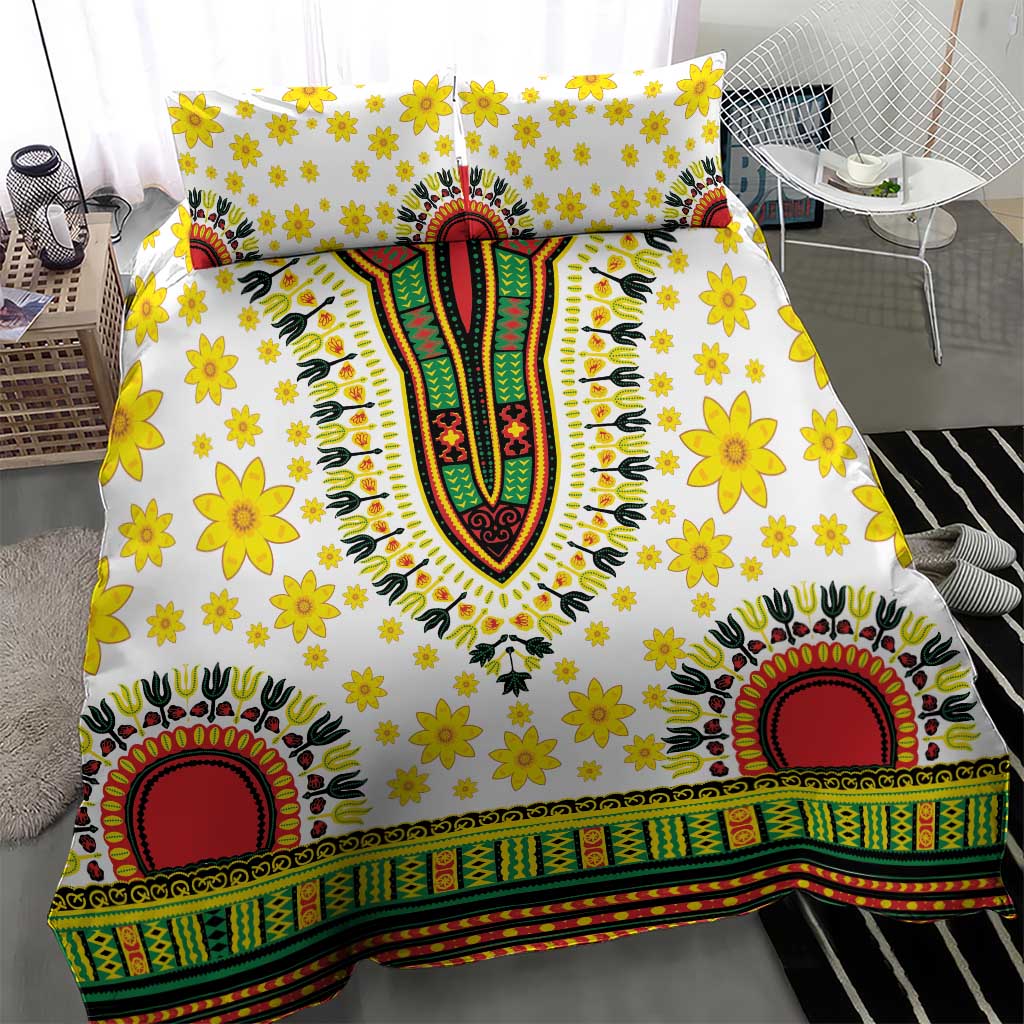 Afro Enkutatash Dashiki and Adey Abeba Bedding Set LT9