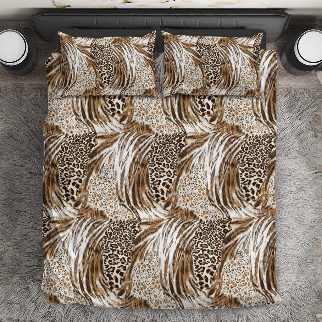 African Wild Animal Skins Bedding Set Leopard Pattern LT9