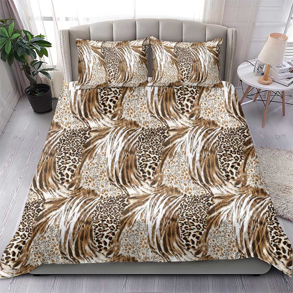 African Wild Animal Skins Bedding Set Leopard Pattern LT9