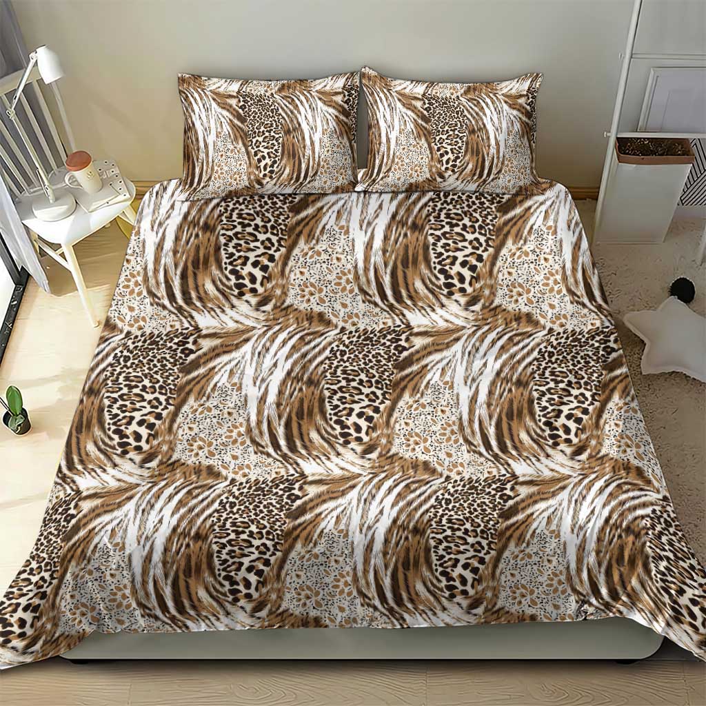 African Wild Animal Skins Bedding Set Leopard Pattern LT9