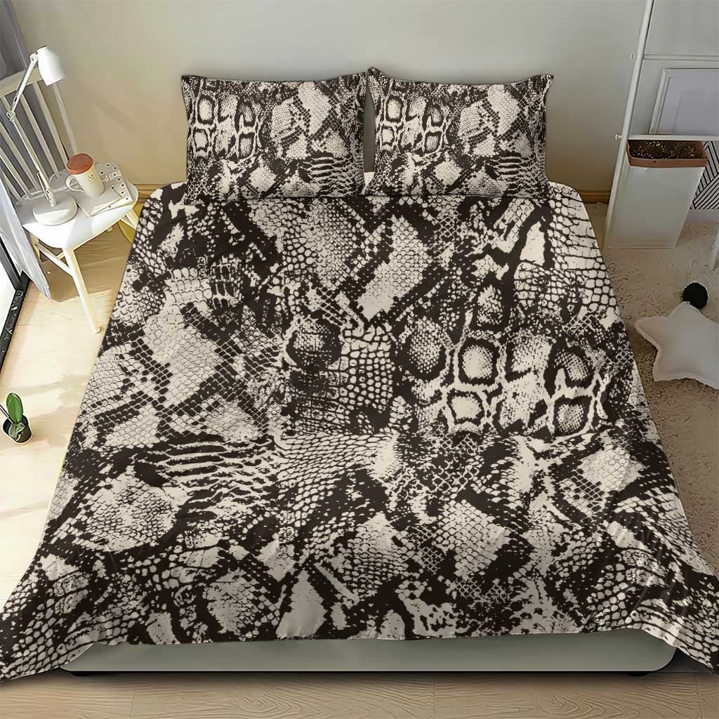 African Wild Animal Skins Bedding Set Snake and Crocodile Mix Skin LT9