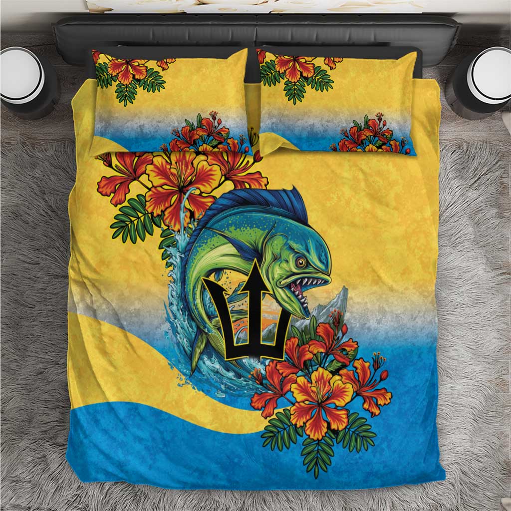 Black Barbadians Mahi-mahi Trident Bedding Set LT9