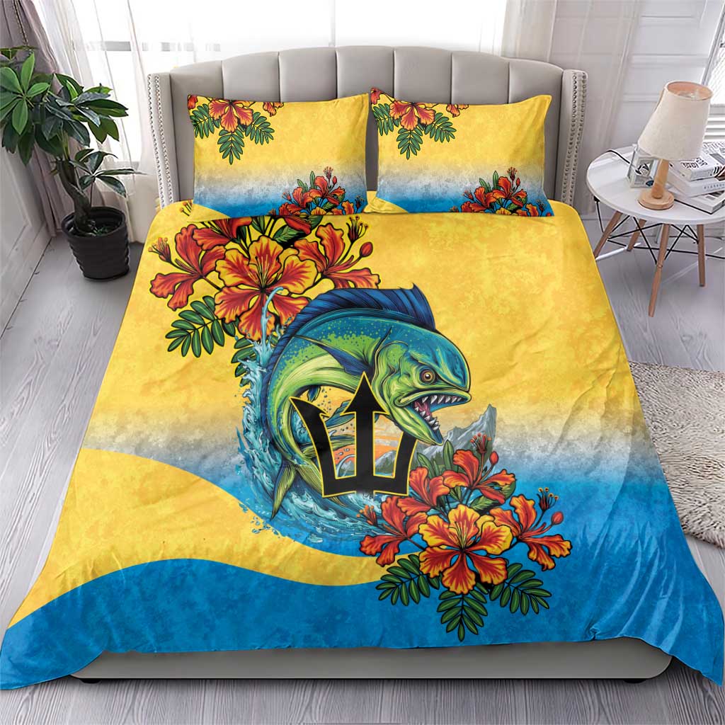 Black Barbadians Mahi-mahi Trident Bedding Set LT9