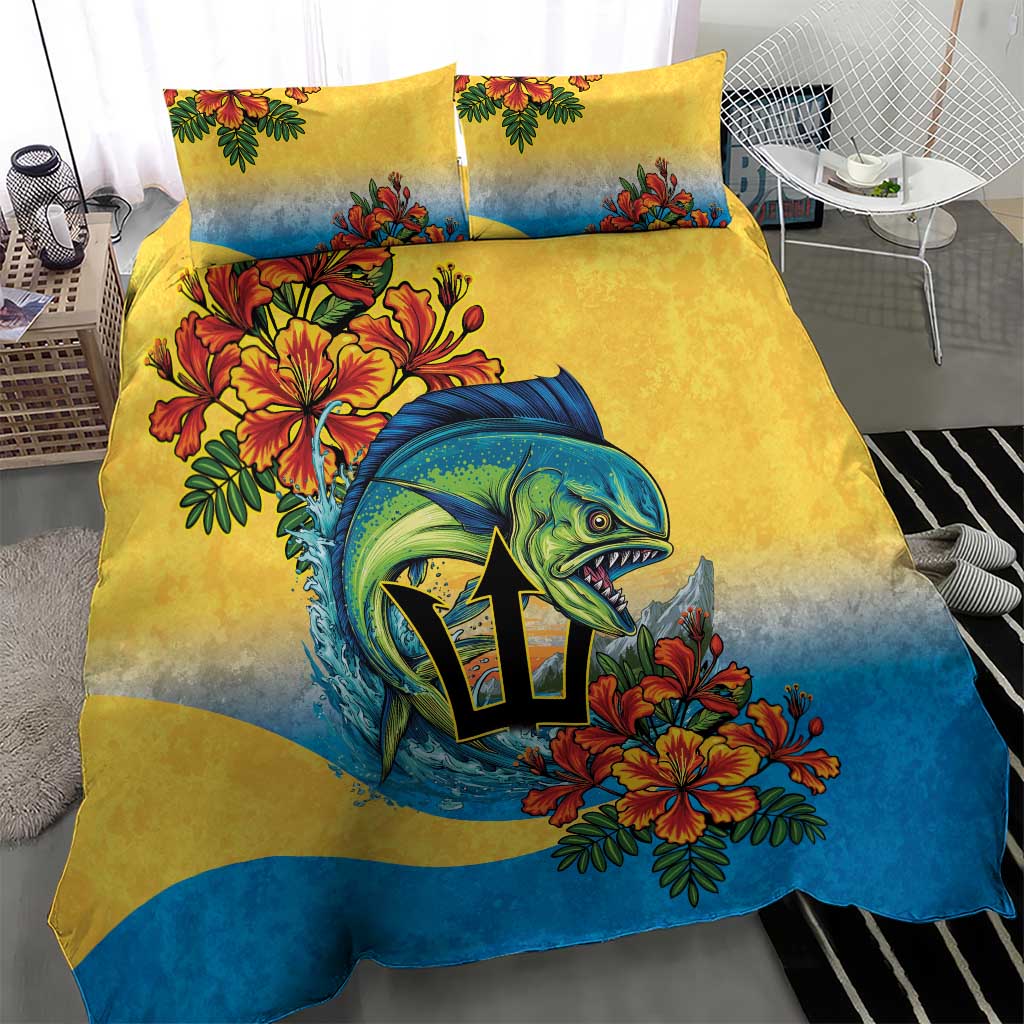 Black Barbadians Mahi-mahi Trident Bedding Set LT9