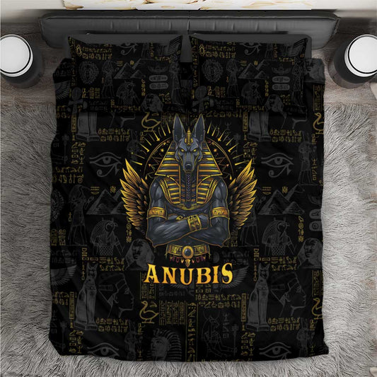 Anubis Egyptian God of Death Bedding Set LT9