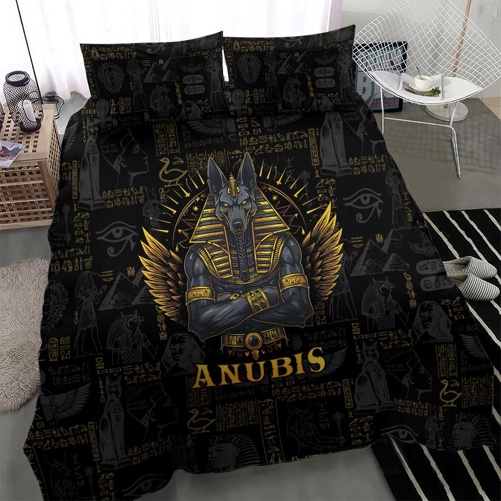Anubis Egyptian God of Death Bedding Set LT9