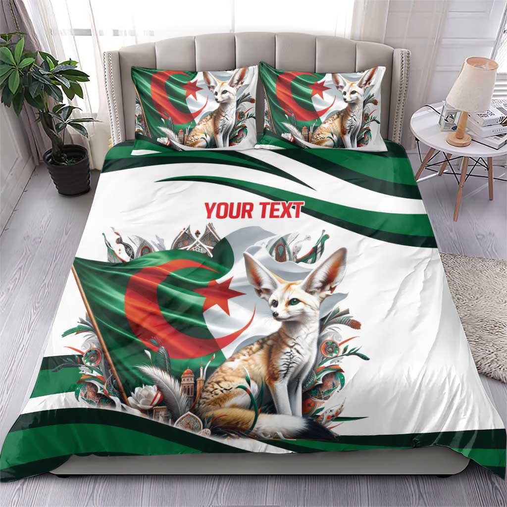 Algeria Fennec Fox Personalized Bedding Set with Algerian Culture and Nature LT9